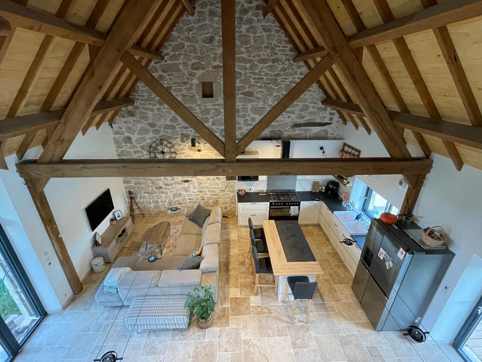 Ancienne Grange Renovee En Xaintrie Villa Hautefage Exteriör bild